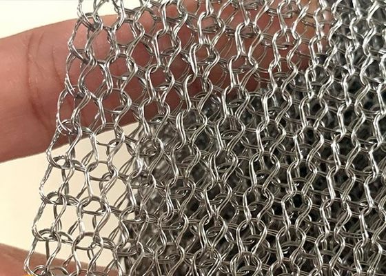 316L Knitted Stainless Steel Mesh Corrosion Resistant