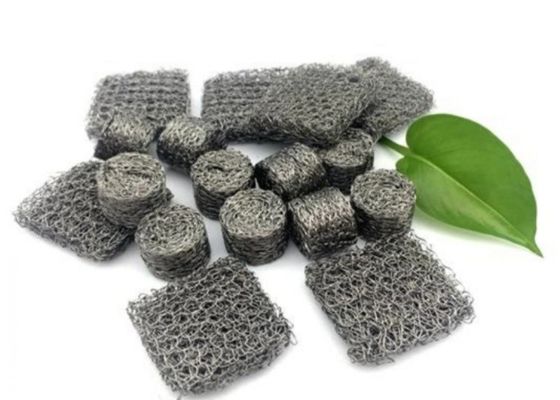 Gas Liquid Filter 310s Stainless Steel Knitted Wire Mesh Anticorrosion
