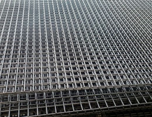 Low Carbon Steel Galvanized Welded Wire Mesh Sheets For Construction In Panels Or Rolls