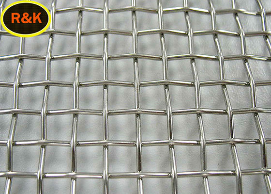 Stainless Steel Woven Crimped Wire Mesh Heavy Duty Fabrication 304 Material