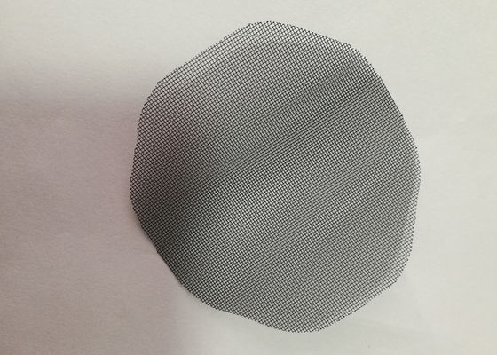 25 Micron Black Color Stainless Wire Mesh Irregular Shape For Car Filter