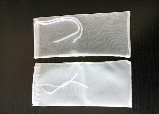 12 X 12 Inch Empty Nylon Mesh Tea Bags For Ut Milk Filter , Juicing Filtering