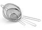 Multi Function Kitchen Fine Mesh Strainer 201 304 Stainless Steel With Handle