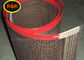 4*4 mm teflen Coated Fiberglass Mesh Conveyor Belt For Cardboard Division For Drying