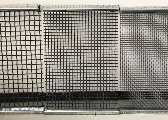 High Carbon Steel 1.2mm – 13mm Vibrating Screen Mesh Crimped Woven Wire Mesh