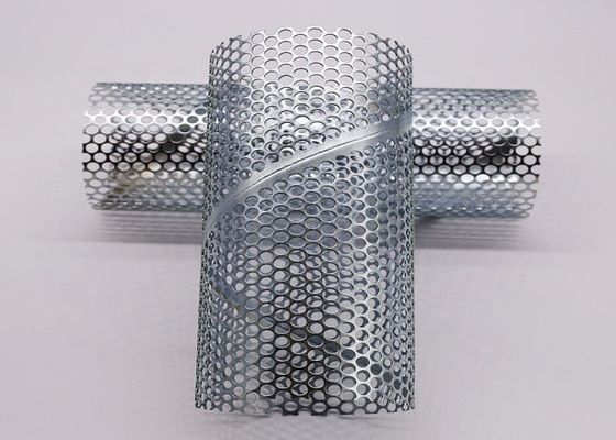 Alkali Resistance Filter Wire Mesh SS316 Perforated Filter Tube Easy To Clean