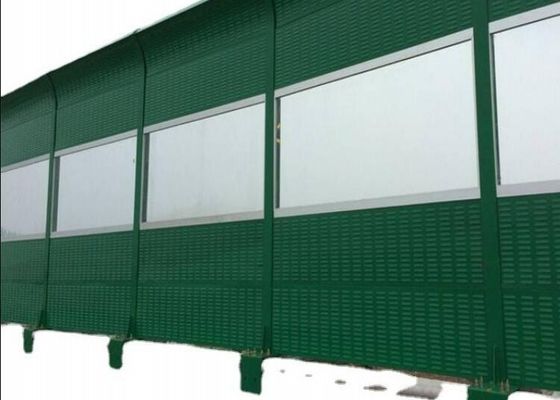 2000mm High 1000mm Length Sound Absorbing Galvanized Steel Perforated Sheet for Highway Viaduct Light Rail