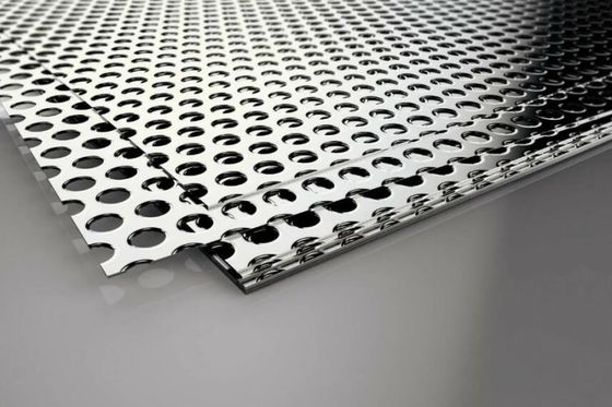 SS304 Punched Steel Sheet Ceiling Decorative Punched Metal Panels