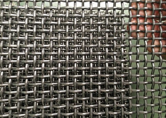 Coal Industry SS Vibrating Screen Mesh Crimped Wire Cloth For Stone Crusher
