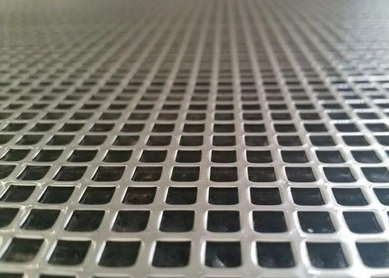 Rectangular Holes Diagonal Pitch Perforated Mesh Sheet 1000mm×2400mm