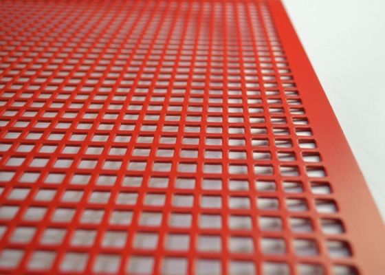0.2mm-5mm Powder Coated Perforated Metal Sheet Square Hole Antirust