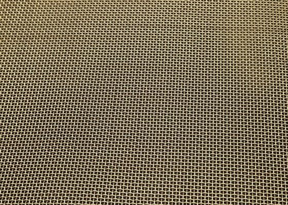High Density Brass Woven Wire Mesh Woven Metal Mesh Fabric For Fine Filtration