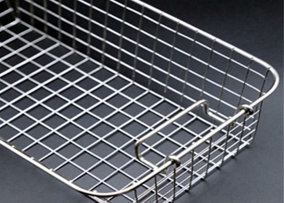 10 Gauge Welded Wire Mesh For Food Or Medical Baskets Anticorrosion
