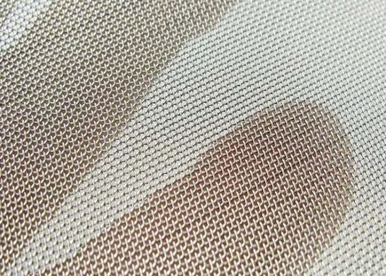 Chemical Fiber Industry 201 Stainless Steel Wire Screen Mesh Raw Edge 0.03m-6.5m Width