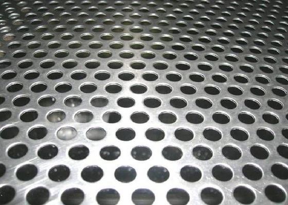 Black Coated 3.0m Perforated Mesh Sheet Building Material For Construction Projects