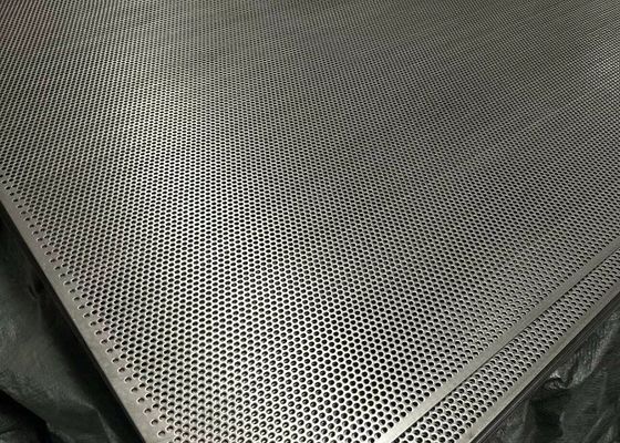 Diamond Hole Aluminum Perforated Metal Screen Sheet Size 0.8mm-100mm For Vibrating