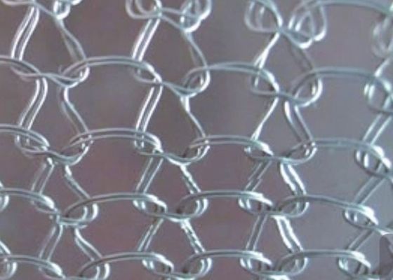 Solid Filter Knitted Metal Mesh Multi Strand Wire Weave Method anticorrosion