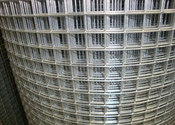 White Galvanized Steel 14 Gauge Wire Mesh Roll Straight Edge Type