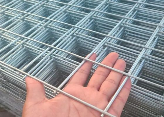 8 Gauge Galvanized Welded Wire Mesh Panels for Durable Temporary Fencing and High Load Capacity