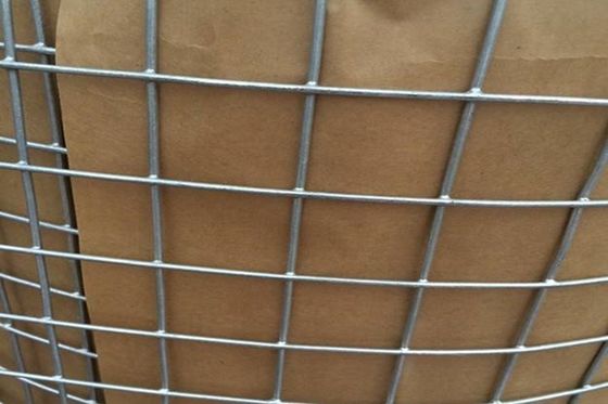 Q195 Welded Wire Mesh Panels Low Carbon Steel Square Or Rectangular Hole Shape