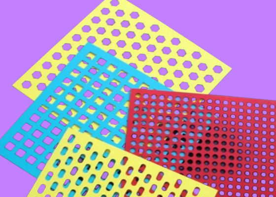 Power-coated Punched Metal Sheet with Customizable Hole Patterns and Corrosion Resistance for Architecture and Decorations