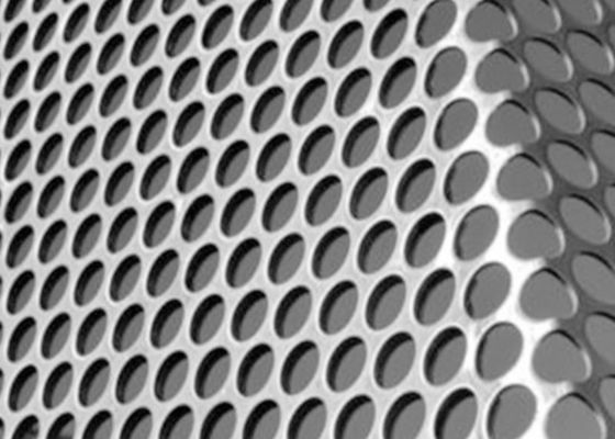 Round Hole Pattern Punched Metal Sheet for Heavy-Duty Applications