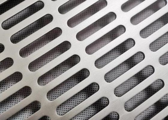 0.5mm Customizable Perforated Sheet Metal Steel Aluminum Mesh