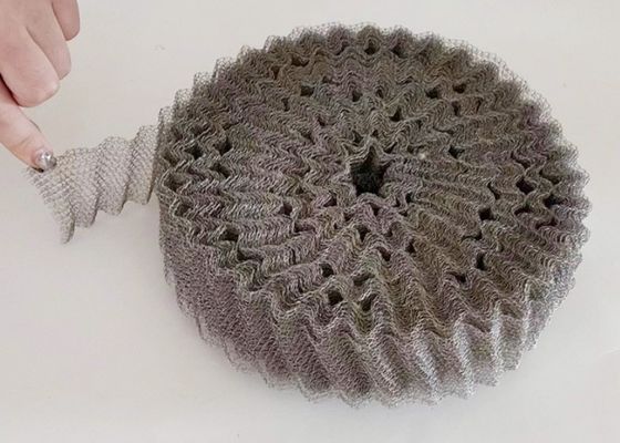 High Strength Corrosive Resistant Heat Resistant Knitted Wire Mesh For Liquid Filtration