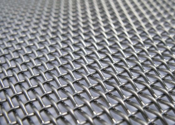 High Tensile Strength Carbon Steel Woven Wire Mesh Screen with 1mm - 100mm Opening Size and Square Hole Shape for Industrial and Mining Use