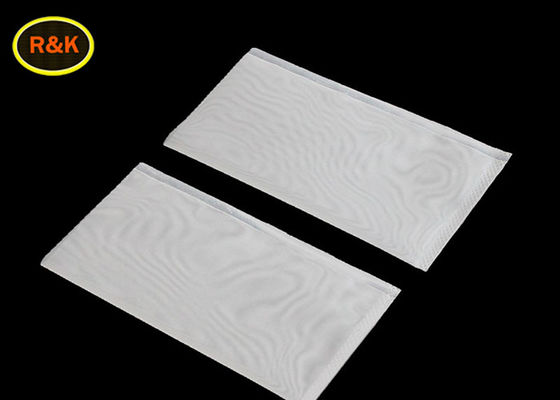 White Rosin Plain Weave Nylon Filter Bag Recyclable For Milk / Tea