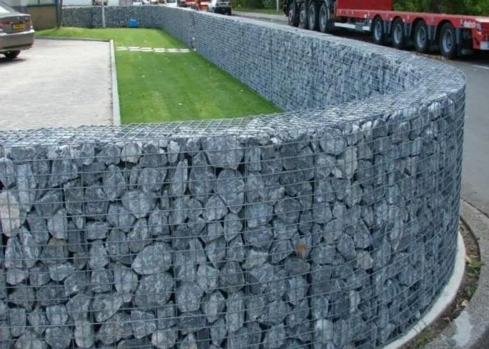 Landscape Wall 2.53.7mm Wire Welded Gabion Mesh Gi Welded Mesh 13.5 Gauge