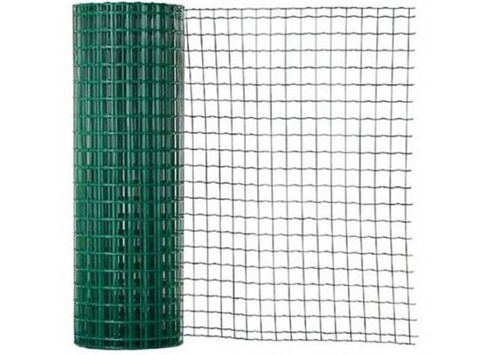 3 Fts Green PVC Coated Wire Mesh Roll UV Resistant Anti-Aging Acid and Alkali Resistant Garden Fence
