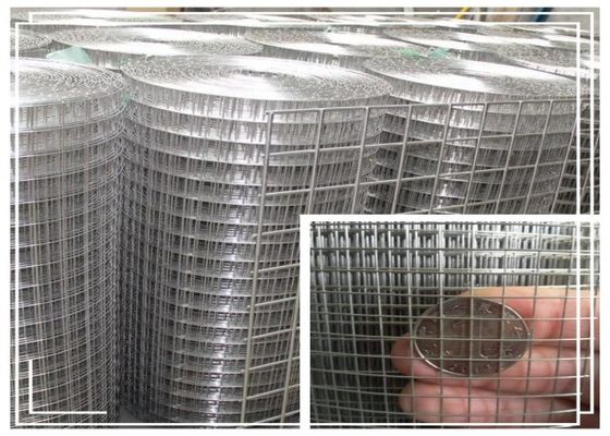 304 Stainless Steel Welded Wire Mesh Roll with 1/2''*1'' Hole Size 1m Width and 10m Length for Industrial Applications