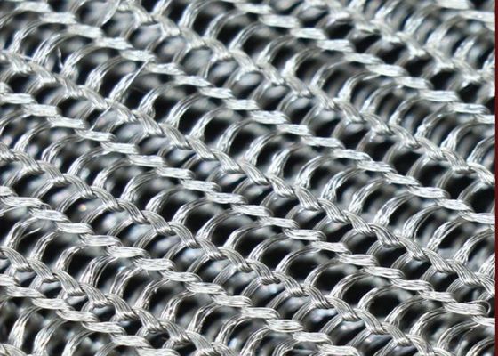 2inch Width Close Knit Flat Round Knitted Wire Mesh for Durable Multi Filament Applications