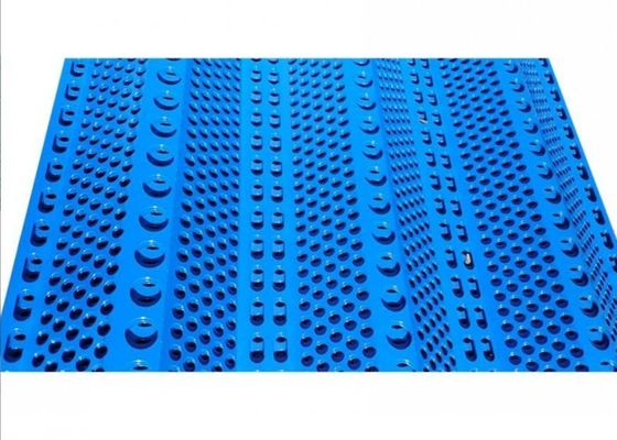 Flexible Flame Retardant Punched Metal Screen Windproof  Dust Suppression Net