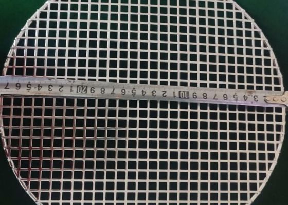 SS304 Round Hole Square Perforated Metal Sheet 8mm Dustproof BBQ Grill Mesh