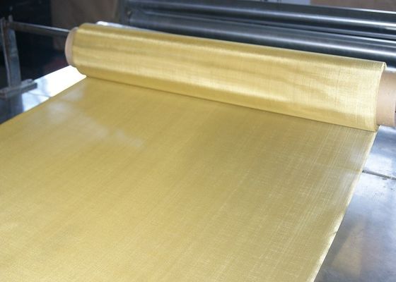 Fine Twilled Weave Brass Woven Wire Mesh for Abrasion Resistant Clay and Powder Filtration