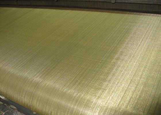 Fine Twilled Weave Brass Woven Wire Mesh for Abrasion Resistant Clay and Powder Filtration