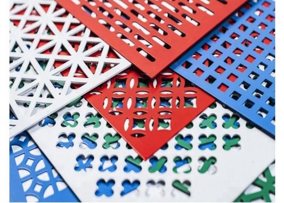 Slotted Hole Punched Metal Sheet and Perforated Metal Panel in Multiple Colors with Aluminum and Stainless Steel Material