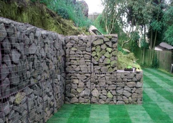 ISO45001 Certified Zn-5 Al Galvanized Welded Wire Mesh Panels with 50x70 Hole Size for Gabion Retaining Wall