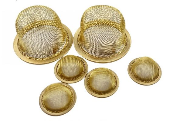 Dome Shaped Brass Filter Screen Mesh with Single Layer and Square Hole for Precise Filtration