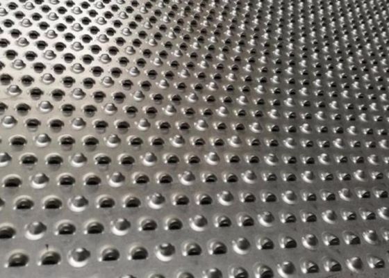 CNC Punching Perforated Metal Plate with 1-5mm Thickness Non-Skid Anti-Slip Steel Sheet
