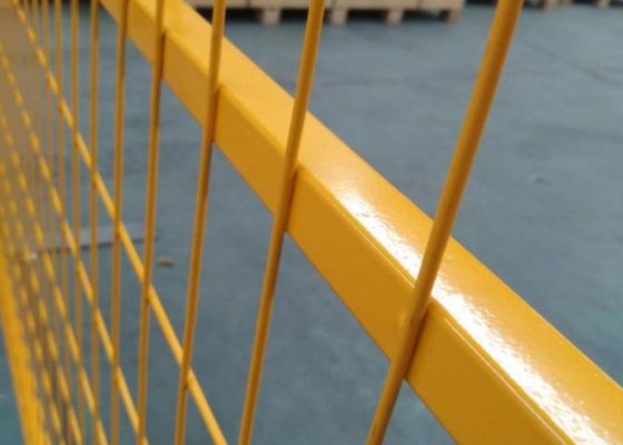 PVC Coated Welded Wire Mesh Panels for Canada Temporary Fencing with 3mm to 6mm Wire Diameter and 2m to 5.2m Length