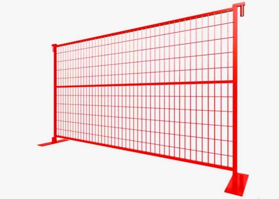 PVC Coated Welded Wire Mesh Panels for Canada Temporary Fencing with 3mm to 6mm Wire Diameter and 2m to 5.2m Length