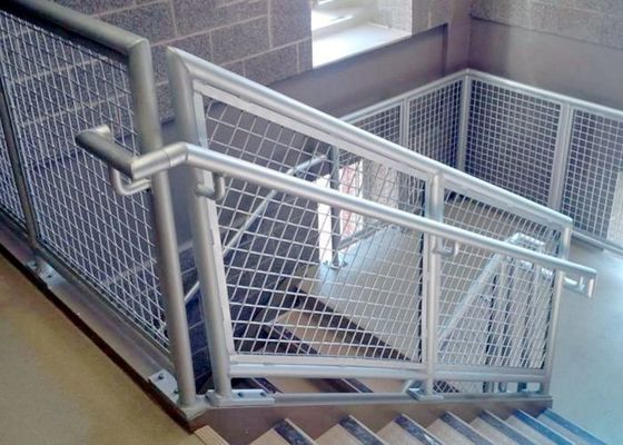 Square Openings Galvanised Anti-Rust Stainless Steel Welded Wire Mesh for Stair Railings
