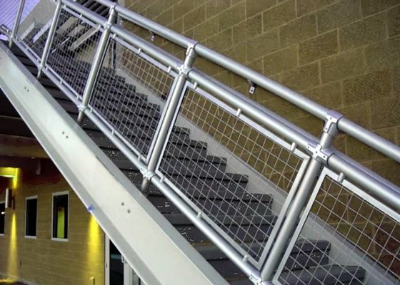 Square Openings Galvanised Anti-Rust Stainless Steel Welded Wire Mesh for Stair Railings