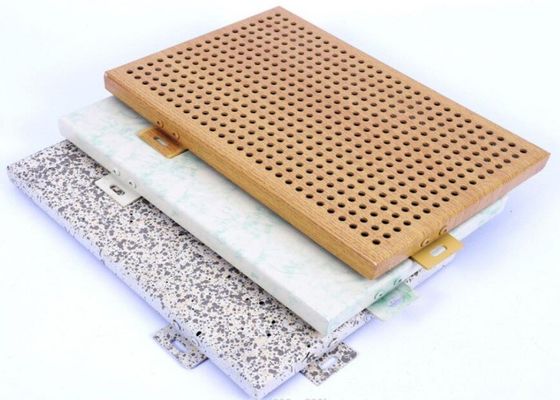 Anti Humidity Perforated Aluminium Facade Plate with Fluorocarbon Coating in 1220*2440 and 1000*2000 Sizes