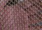 Flexible  Aluminium Woven Wire Mesh Screen Spiral Patterns For Interior Partitions