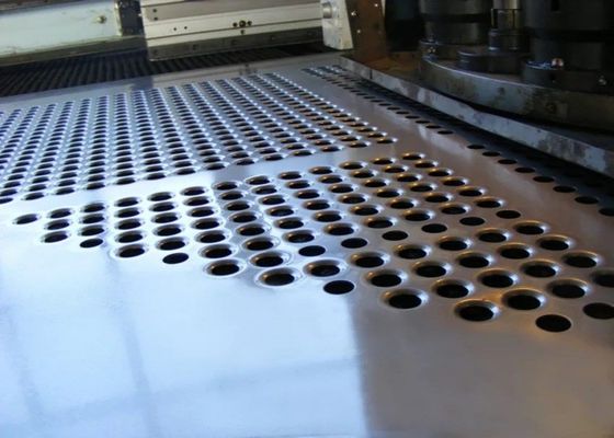 0.5mm to 6mm Decorative Perforated Aluminum Sheet with 2mm to 20mm Hole Diameter for Environmental Protection