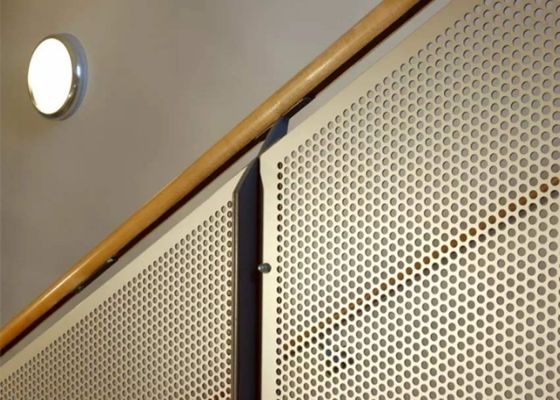 0.5mm to 6mm Decorative Perforated Aluminum Sheet with 2mm to 20mm Hole Diameter for Environmental Protection